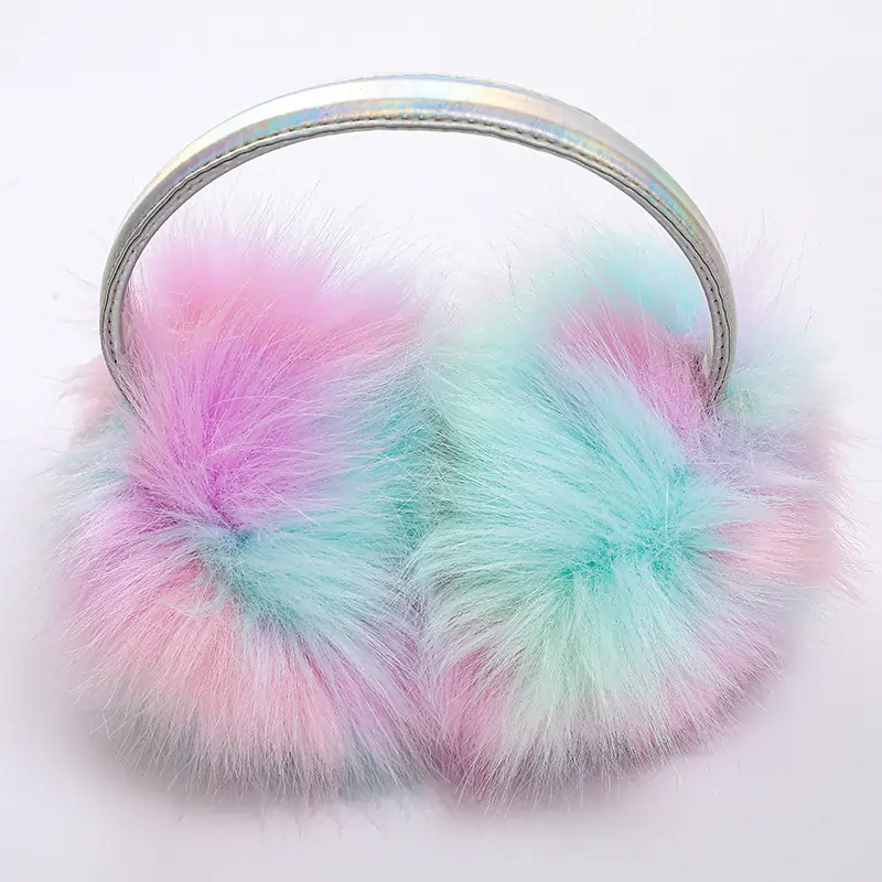 Fluffy Ear Muffs Light color Including Pink