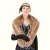 Fox Fur Collar Brown Viewed From Front