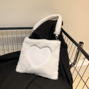 Fur Shoulder Bag White Put On The Shelf