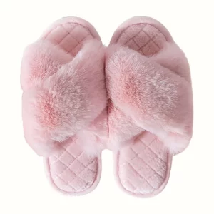 Fur Slippers Pink