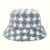 Houndstooth Bucket Hat Grey