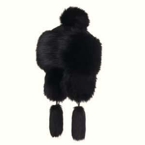 Trapper Fur Hat Black Fox